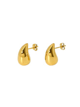 Deluxe Drop Ohrstecker in 18K vergoldeter Tropfenform, Gold